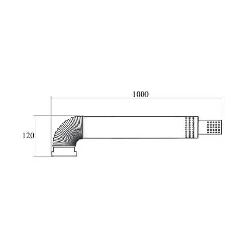 Комплект коаксіальний Thermo Alliance 1000 мм 60/90 (TAGWHFLUEKIT)- Фото 3